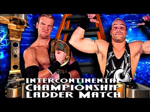 “HIDDEN GEMS” Rob Van Dam vs Christian Ladder Match RAW 9/29/2003 Highlights