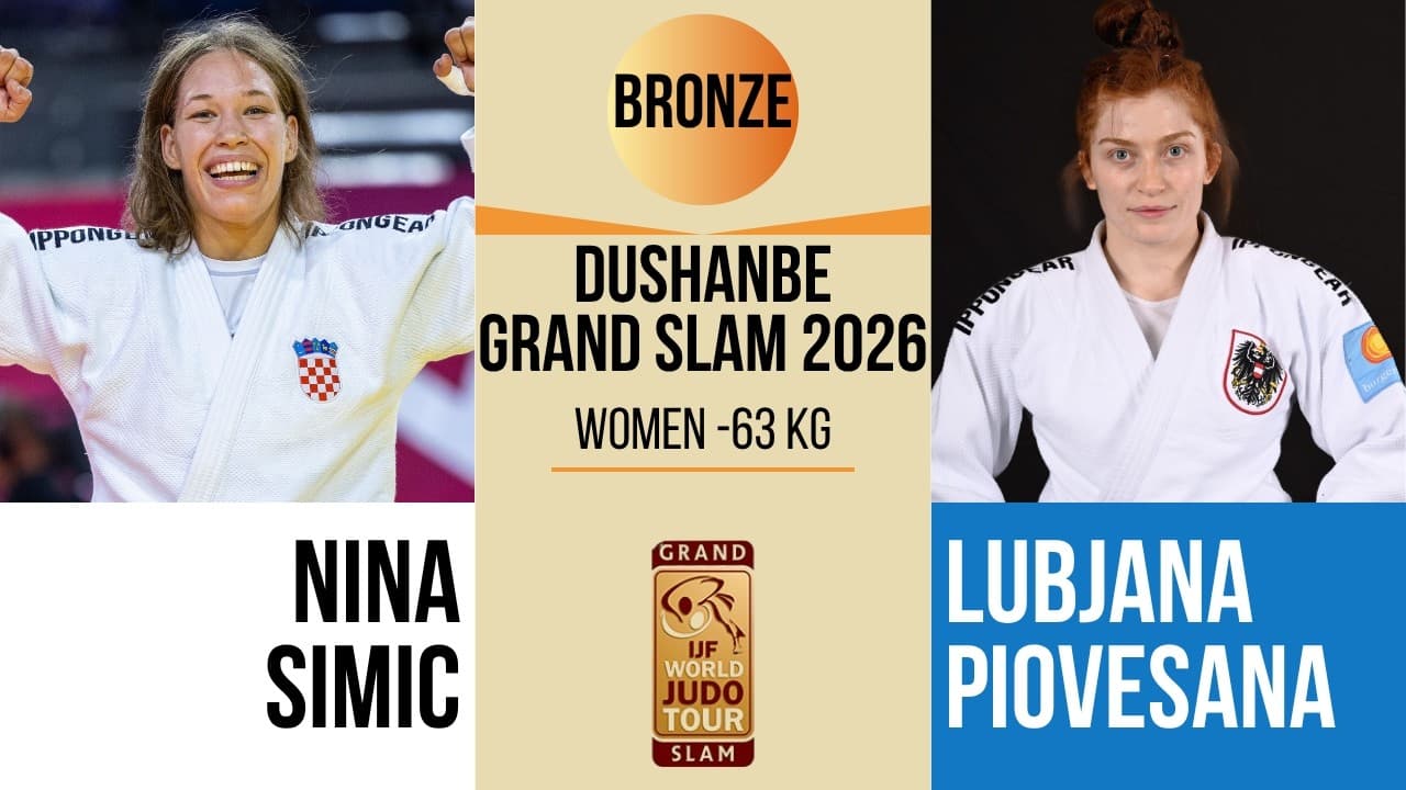 Nina SIMIC VS Lubjana PIOVESANA | DUSHANBE Grand Slam 2026 | BRONZE -63 kg