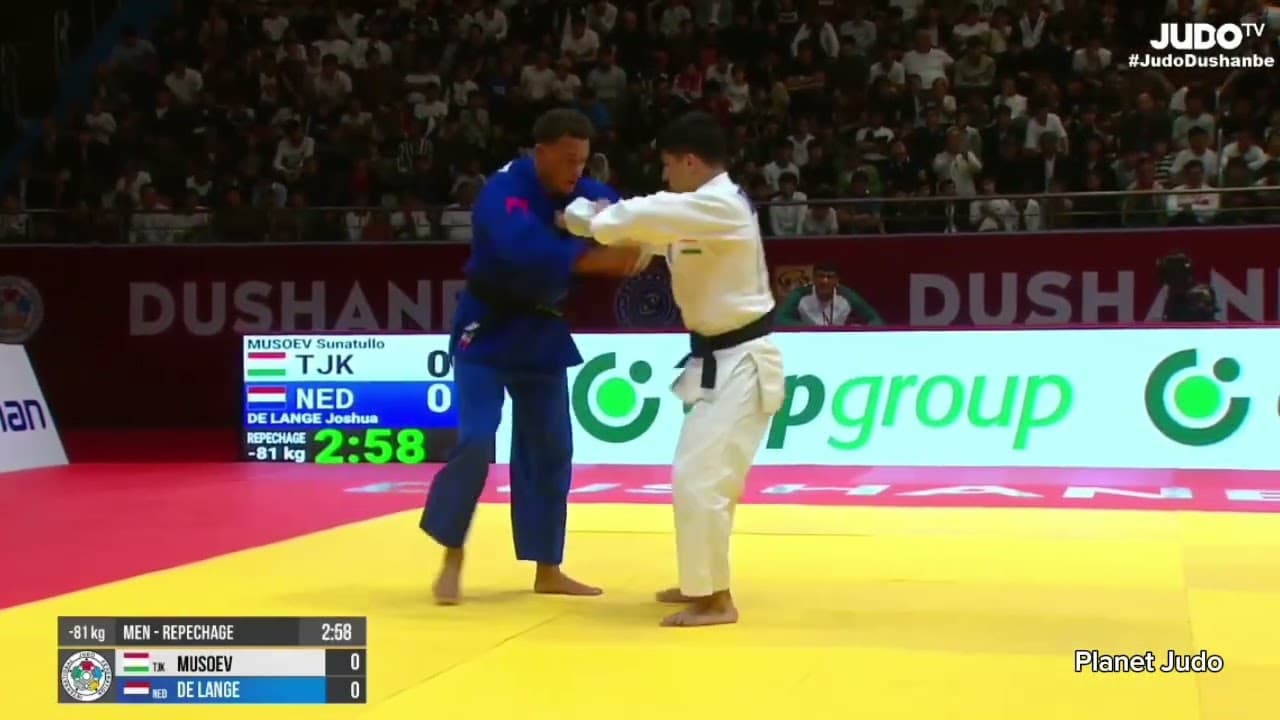 Sunatullo MUSOEV 🇹🇯 🆚️ Joshua DE LANGE 🇳🇱 | утешительная схватка/-81кг | Большой Шлем Душанбе 2026