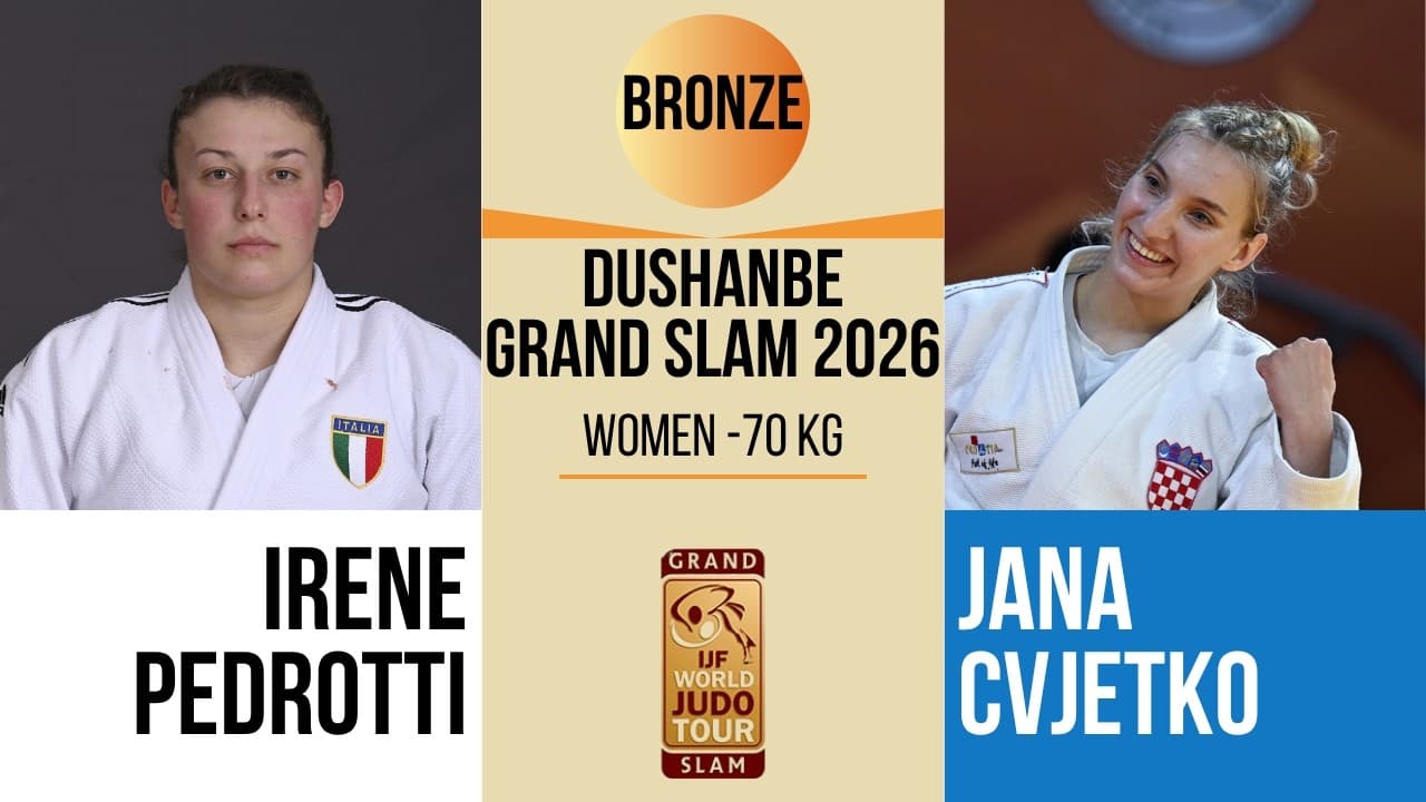 Irene PEDROTTI VS Jana CVJETKO | DUSHANBE Grand Slam 2026 | BRONZE -70 kg