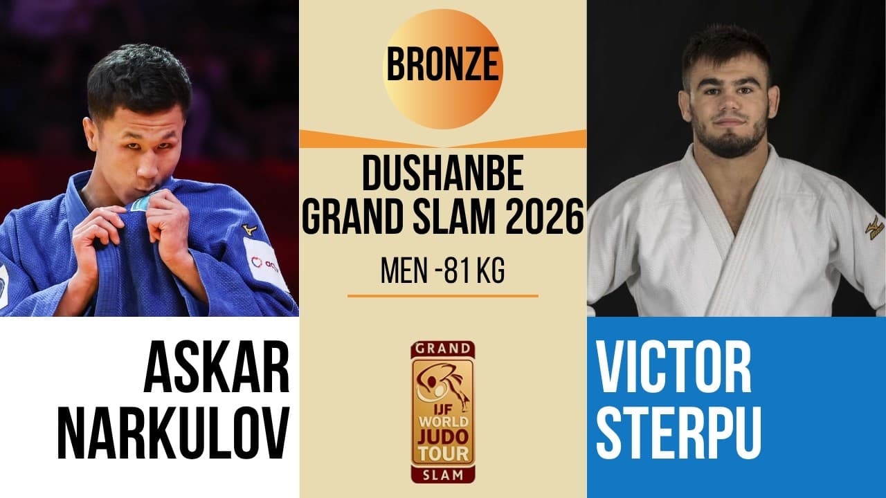 Askar NARKULOV VS Victor STERPU | DUSHANBE Grand Slam 2026 | BRONZE -81 kg