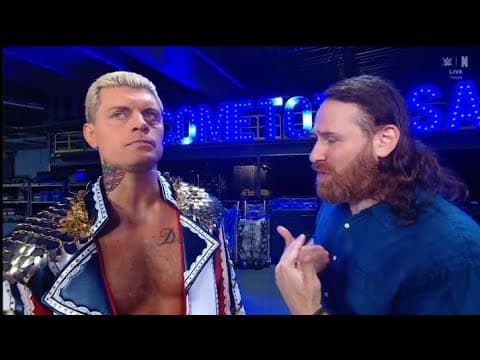 Cody Rhodes & Sami Zayn backstage segment _WWE Smackdown 1 May 2026