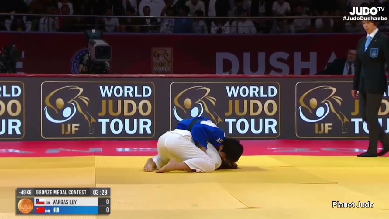 Mary Dee VARGAS LEY 🇨🇱 🆚️ Xinran HUI 🇨🇳 | схватка за бронзу/-48кг | Большой Шлем Душанбе 2026