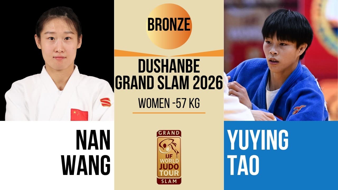 Nan WANG VS Yuying TAO | DUSHANBE Grand Slam 2026 | BRONZE -57 kg