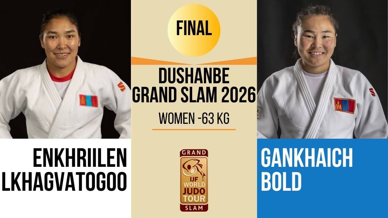 Enkhriilen LKHAGVATOGOO VS Gankhaich BOLD| DUSHANBE Grand Slam 2026 | GOLD -63 kg