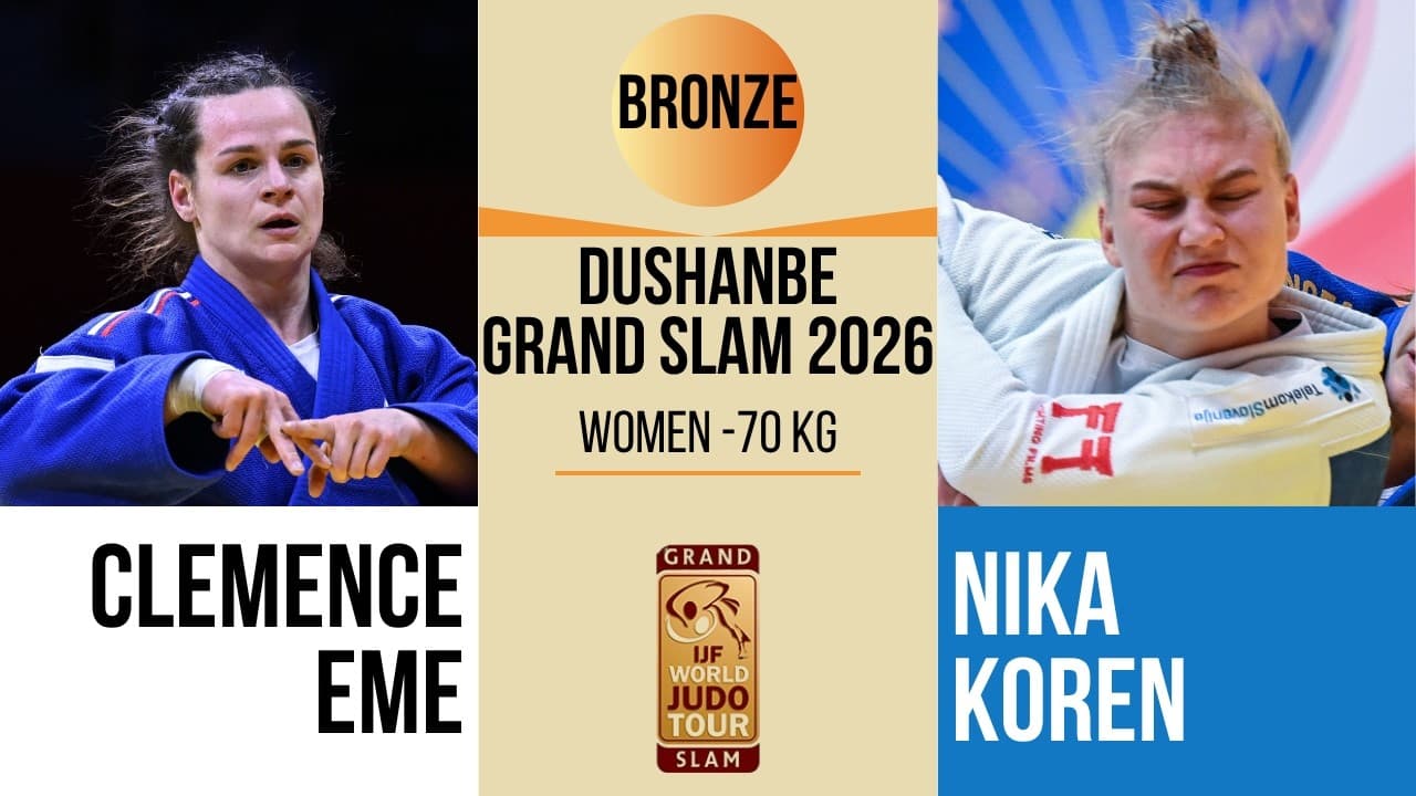 Clemence EME VS Nika KOREN | DUSHANBE Grand Slam 2026 | BRONZE -70 kg