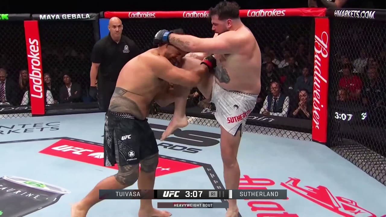 Tai Tuivasa vs Louie Sutherland UFC Perth Full Fight Recap