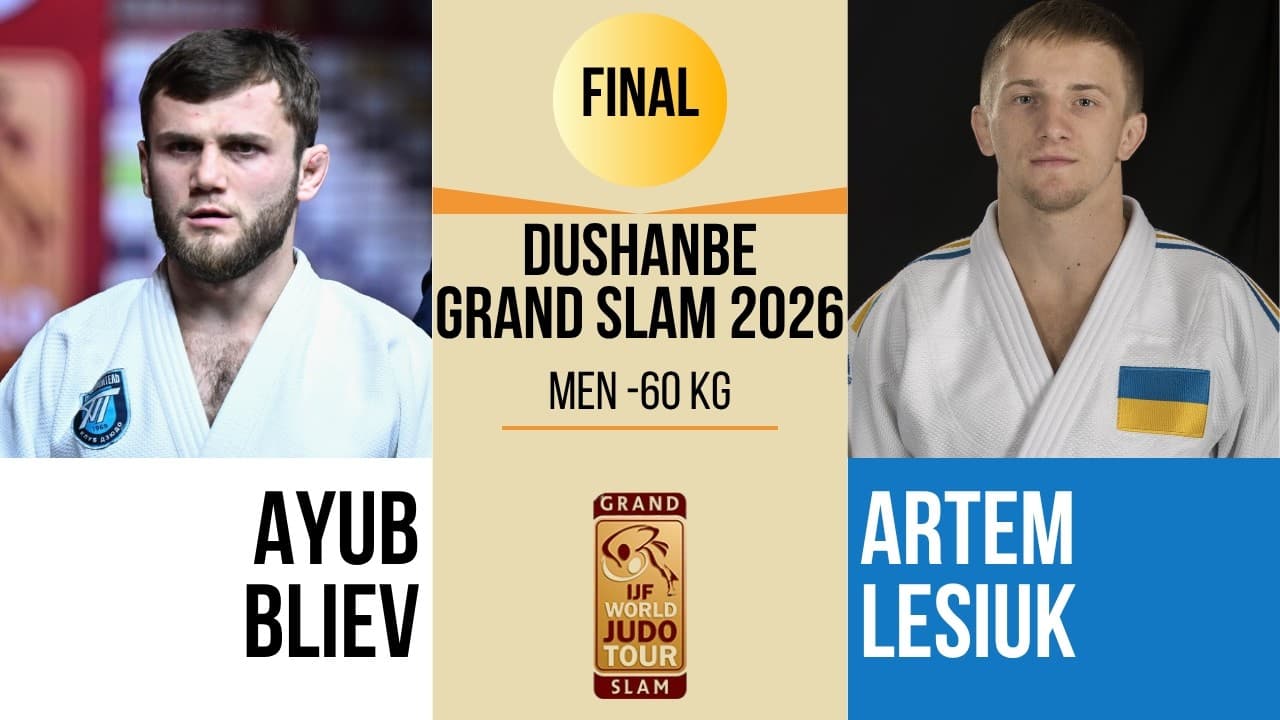 Ayub BLIEV VS Artem LESIUK | DUSHANBE Grand Slam 2026 | GOLD -60 kg
