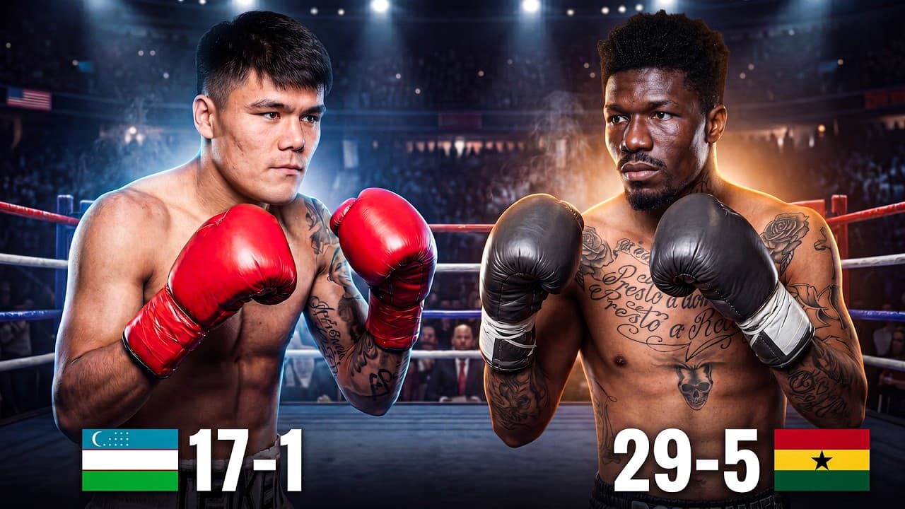 High-Pressure Fight! Bektemir Melikuziev (UZB) vs Sena Agbeko (GHA) | Boxing Fight Highlight
