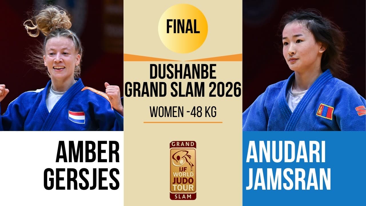 Amber GERSJES VS Anudari JAMSRAN | DUSHANBE Grand Slam 2026 | GOLD -48 kg