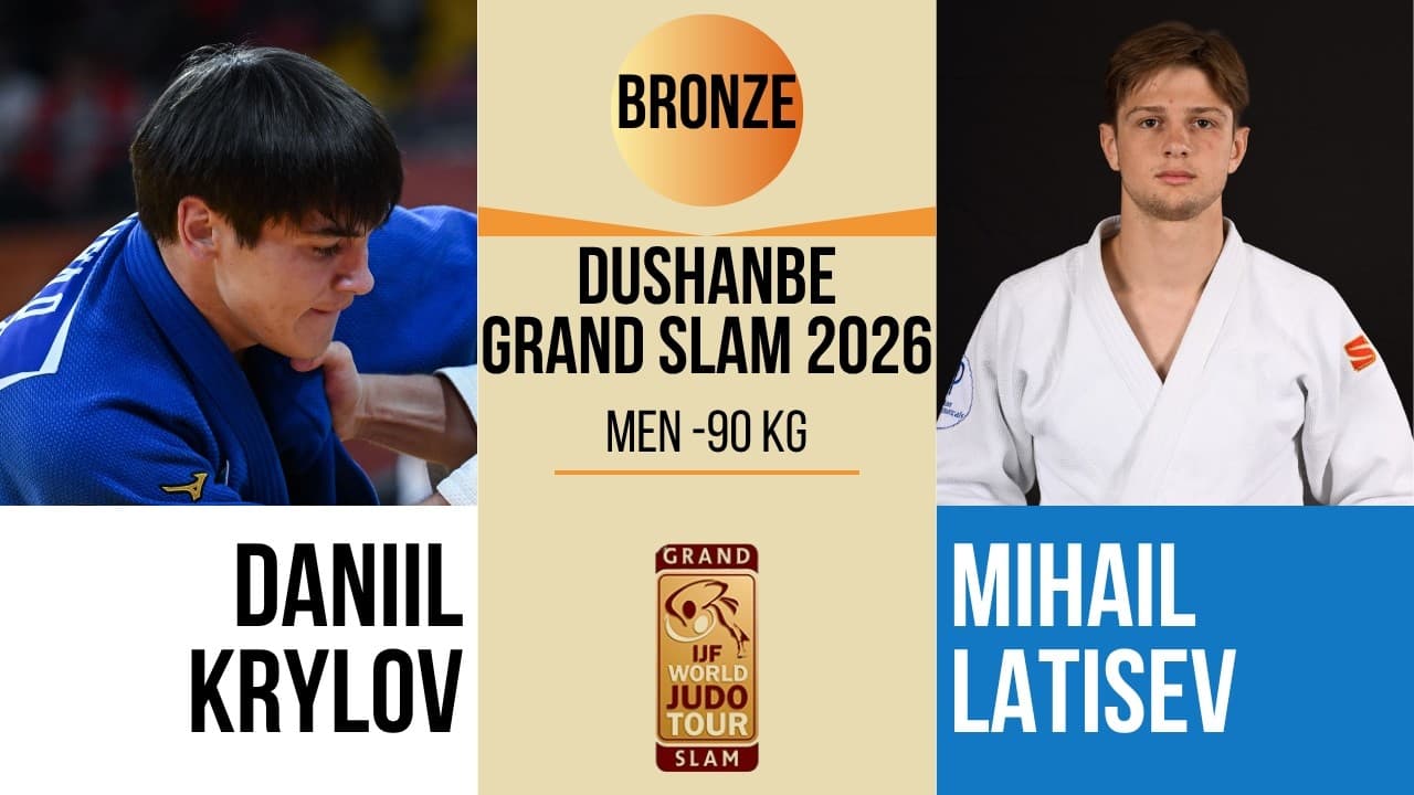 Daniil KRYLOV VS Mihail LATISEV | DUSHANBE Grand Slam 2026 | BRONZE -90 kg