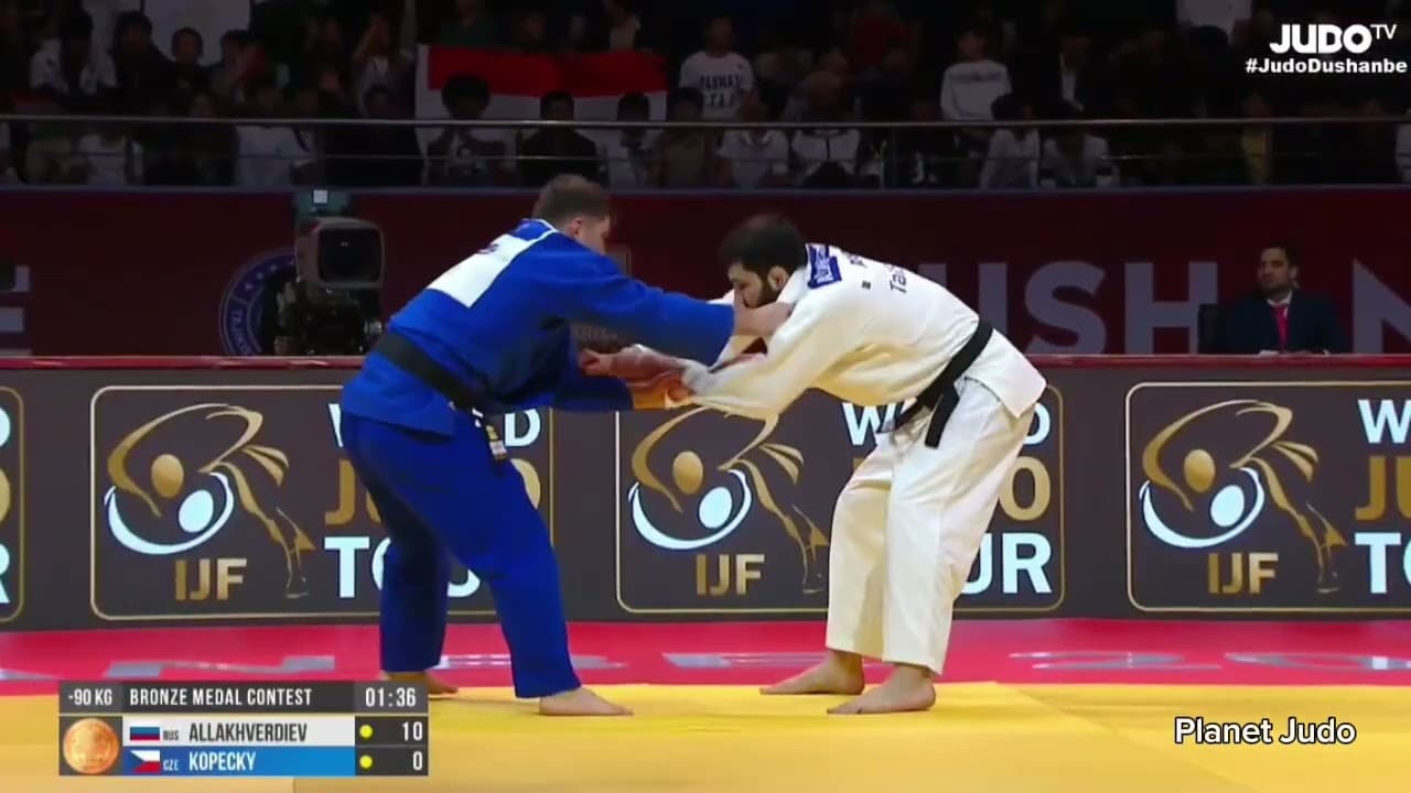 Eldar ALLAKHVERDIEV 🇷🇺 🆚️ Adam KOPECKY 🇨🇿 | схватка  за бронзу/-90кг | Большой Шлем Душанбе 2026