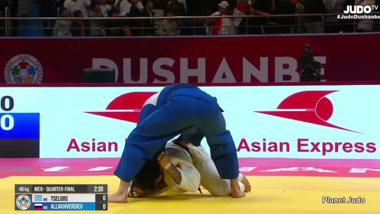 Theodoros TSELIDIS 🇬🇷 🆚️ Eldar ALLAKHVERDIEV 🇷🇺 | четвертьфинал/-90кг | Большой Шлем Душанбе 2026