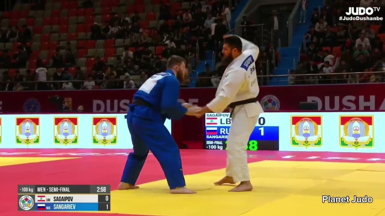 Caramnob SAGAIPOV 🇱🇧 🆚️ Adam SANGARIEV 🇷🇺 | полуфинал /-100кг | Большой Шлем Душанбе 2026