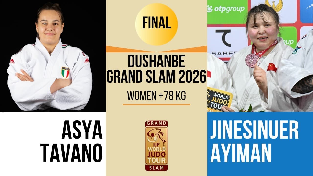 Asya TAVANO VS Jinesinuer AYIMAN | DUSHANBE Grand Slam 2026 | GOLD +78 kg