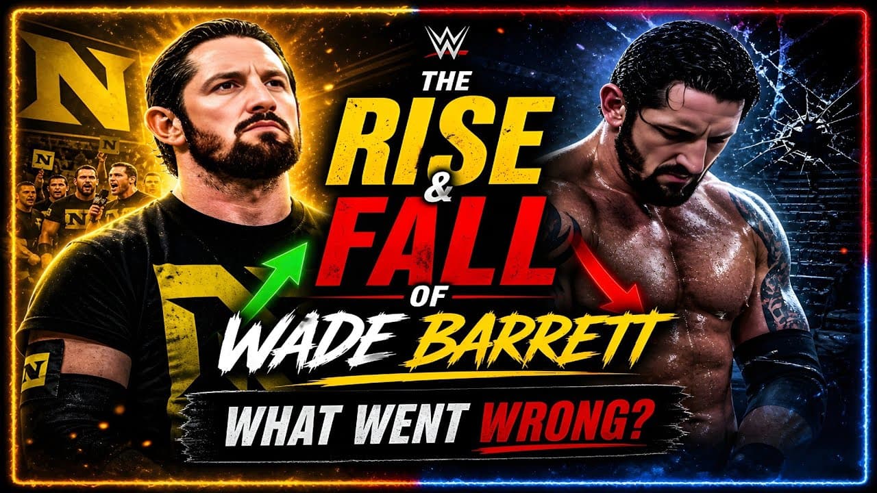 The Rise & Fall of Wade Barrett What Went Wrong? 😱😱