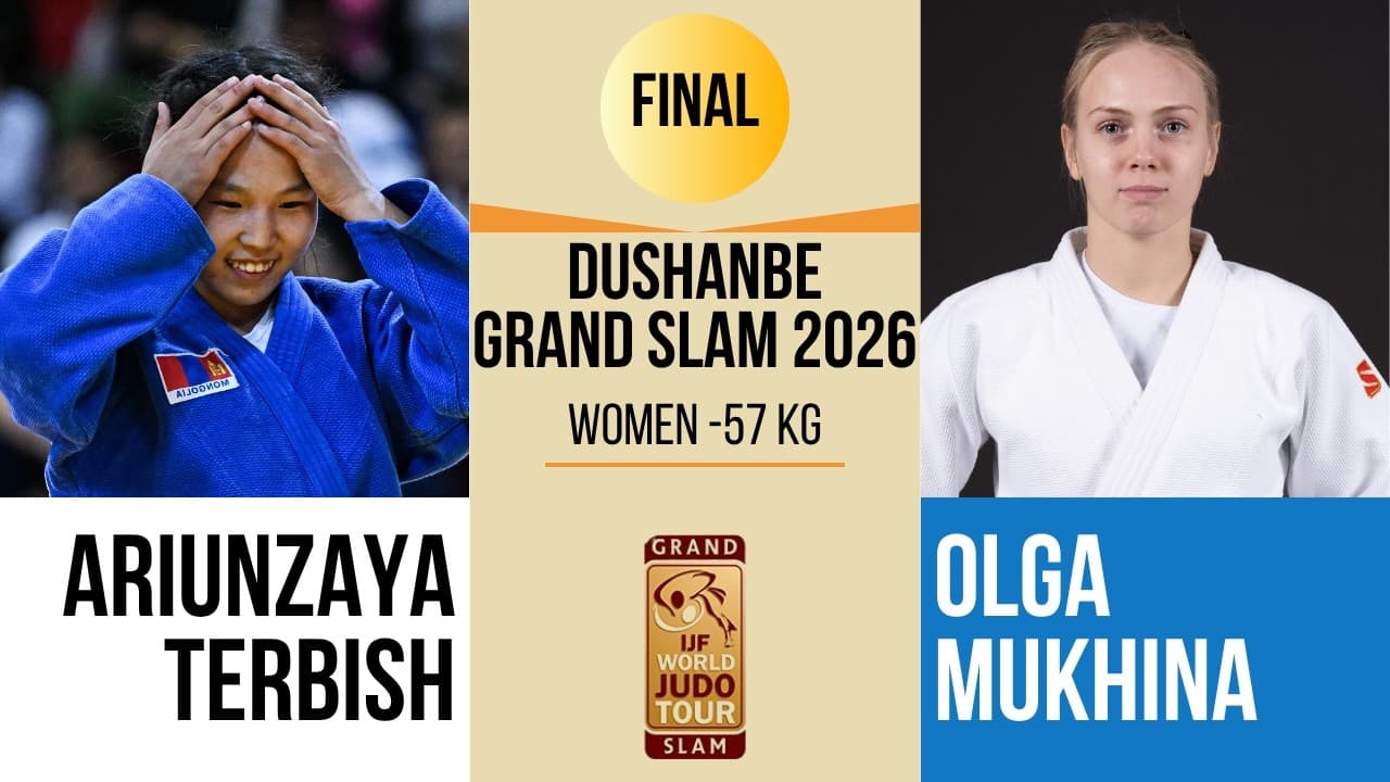 Ariunzaya TERBISH VS Olga MUKHINA | DUSHANBE Grand Slam 2026 | GOLD -57 kg