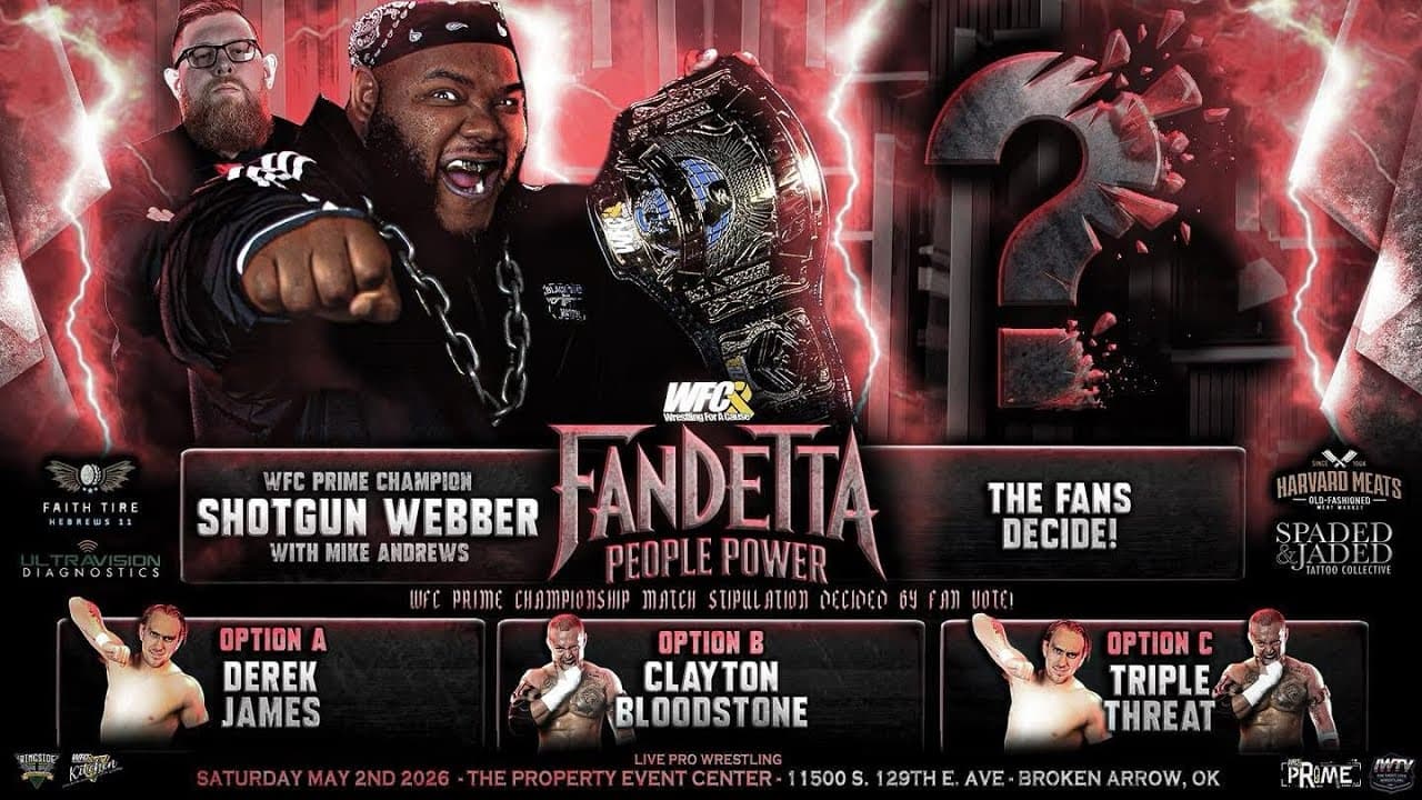 Dan Webber vs Derek James vs Clayton Bloodstone WFC (05/02/2026)