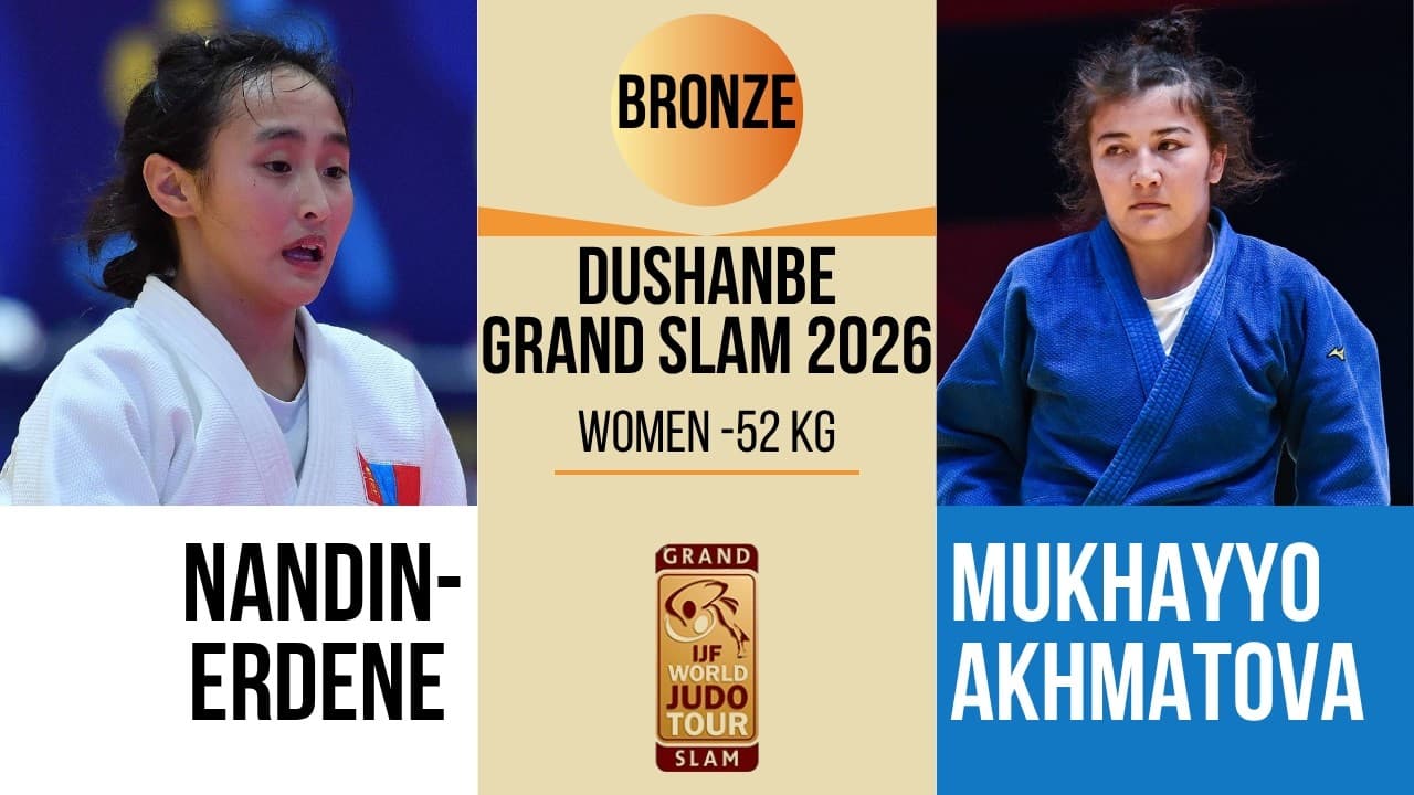 Nandin-Erdene MYAGMARSUREN VS Mukhayyo AKHMATOVA | DUSHANBE Grand Slam 2026 | BRONZE -52 kg