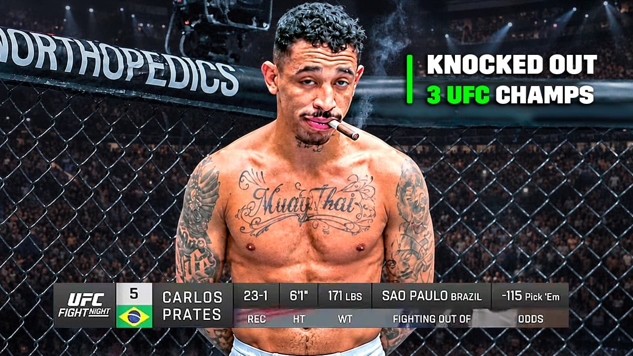 He Smokes Cigars & Smokes Everyone in the UFC! The Best KO Machine of 2026 – Carlos Prates