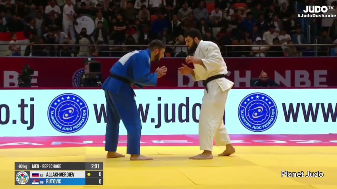 Eldar ALLAKHVERDIEV 🇷🇺 🆚️ Boris RUTOVIC 🇷🇸 | утешительная схватка/-90кг | Большой Шлем Душанбе 2026