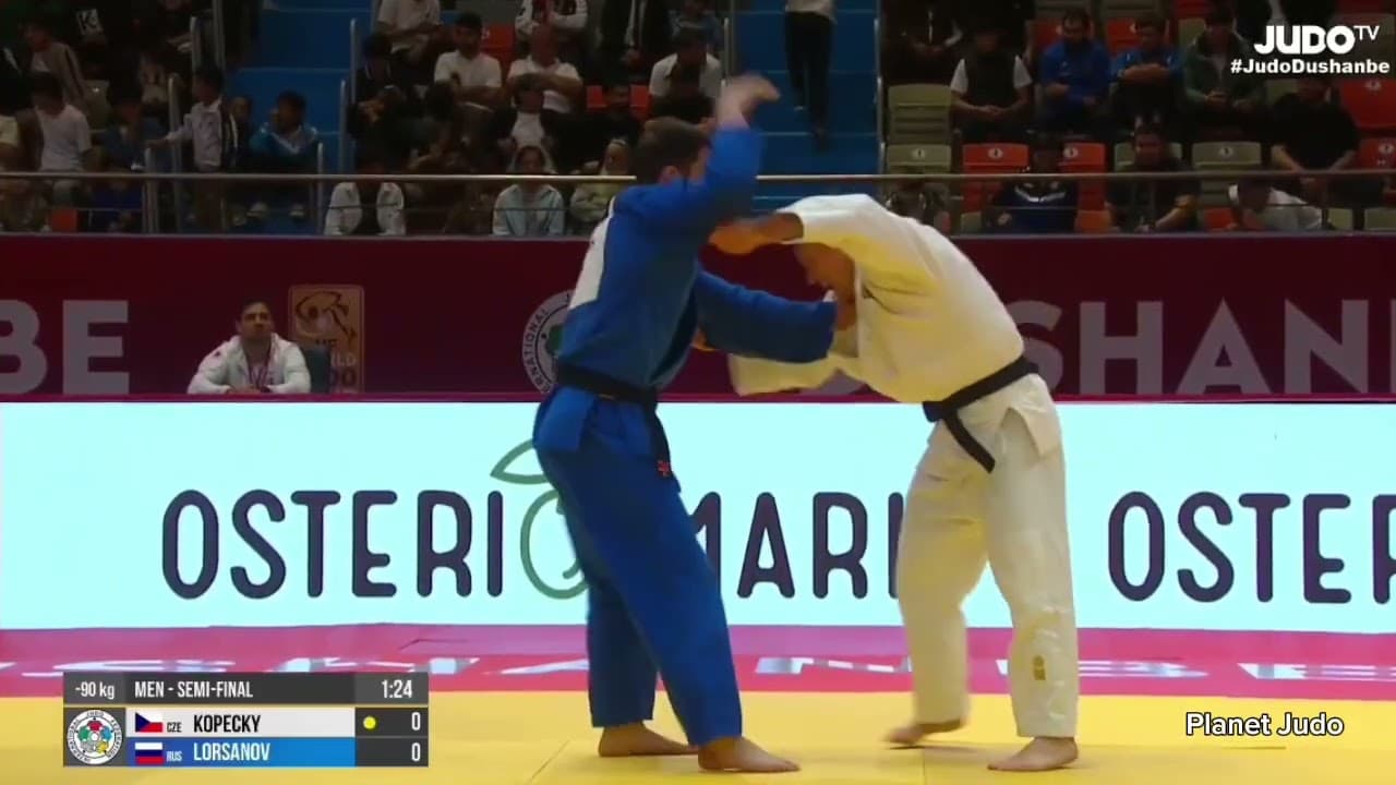 Adam KOPECKY 🇨🇿 🆚️ Mansur LORSANOV 🇷🇺 | полуфинал /-90кг | Большой Шлем Душанбе 2026