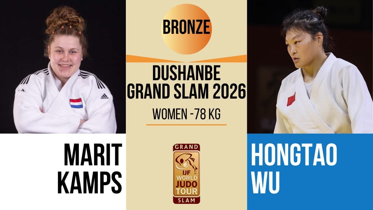 Marit KAMPS VS Hongtao WU | DUSHANBE Grand Slam 2026 | BRONZE -78 kg