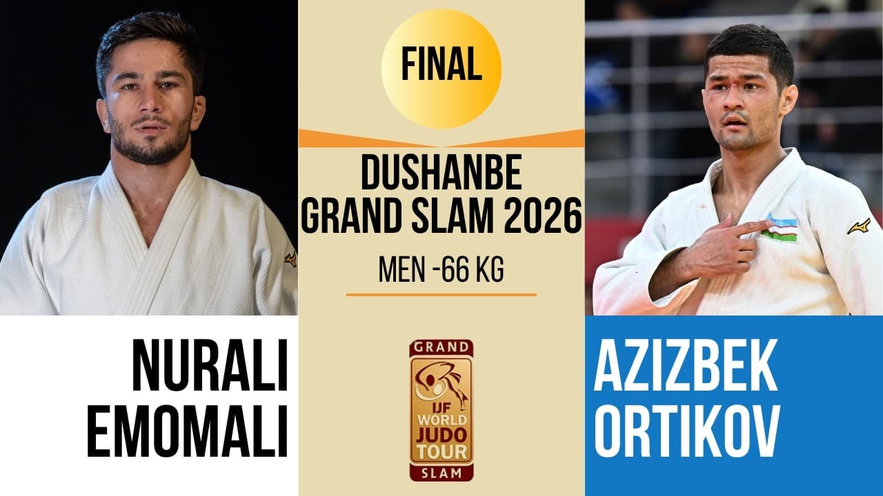 Nurali EMOMALI VS Azizbek ORTIKOV | DUSHANBE Grand Slam 2026 | GOLD -66 kg