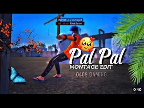 Pal Pal song Free fire montage🥹 | Free Fire song : |Free fire status0409 GAMING 1.6M views.