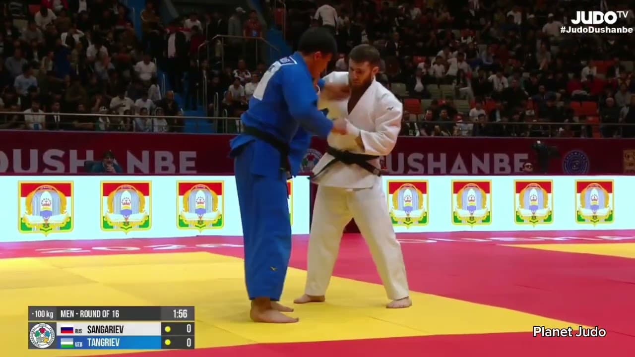 Adam SANGARIEV 🇷🇺 🆚️ Mukhammadali TANGRIEV 🇺🇿 | 1/8финала/-100кг | Большой Шлем Душанбе 2026