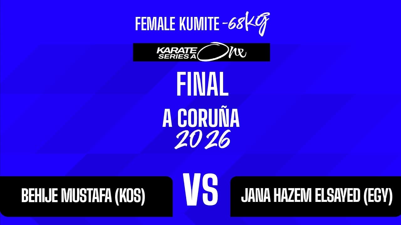🔥 High-Scoring Thriller in A Coruña | Behije Mustafa vs Jana Hazem Elsayed | Karate One Series A