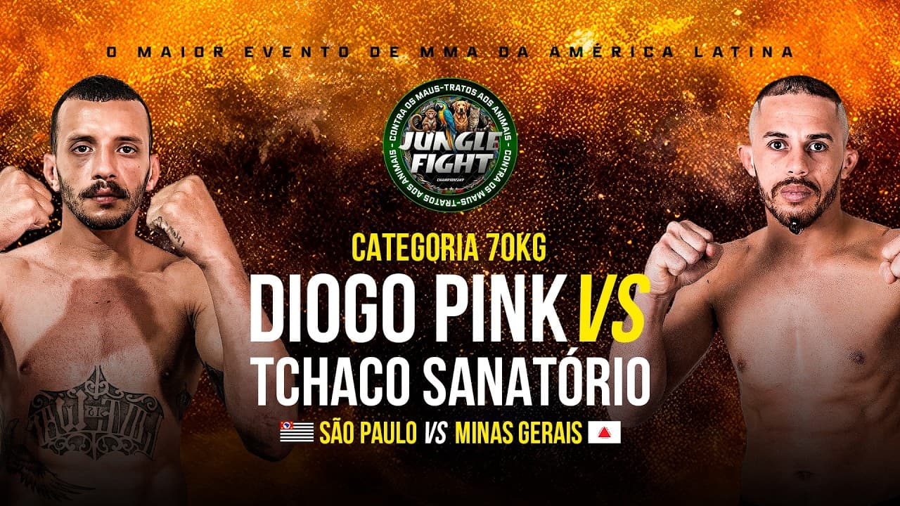 JUNGLE FIGHT 148 l DIOGO PINK X MARCOS TCHACO SANATÓRIO 1