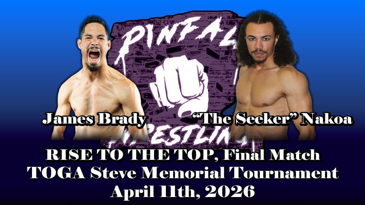 Pinfall Wrestling | Rise to the Top Final Match: “The Seeker” Nakoa vs. James Brady