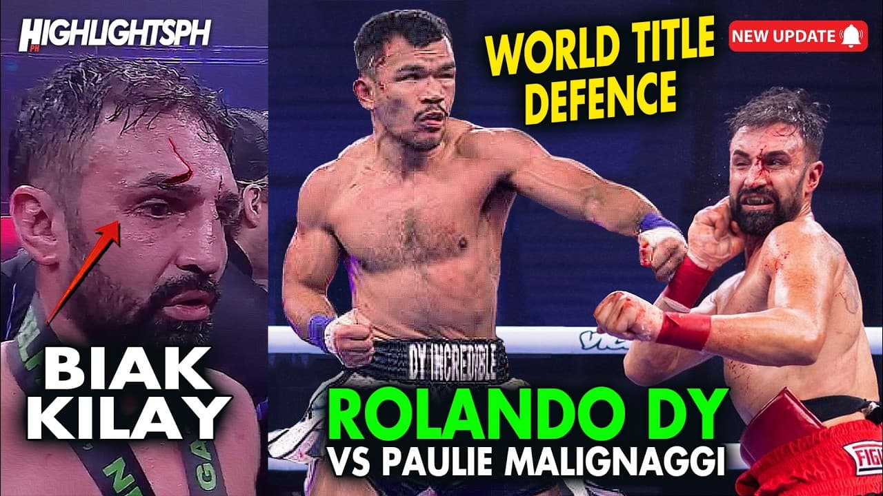 MAY 2026: ROLANDO DY vs PAULIE MALIGNAGGI [BKB World Super Welter Title] - Boxing Walang Gloves!