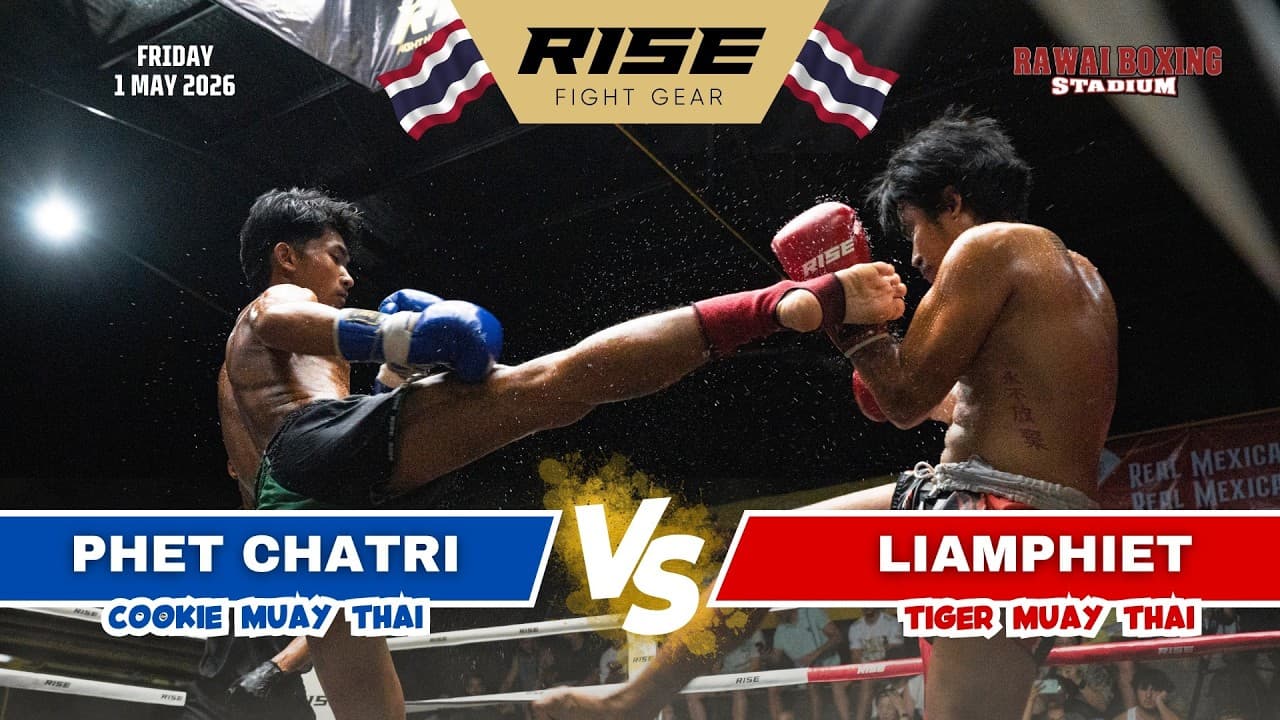 🇹🇭 Thailand vs Thailand 🇹🇭 | LIAMPHET (Tiger Muay Thai) vs PHET CHATRI (Cookie Muay Thai)