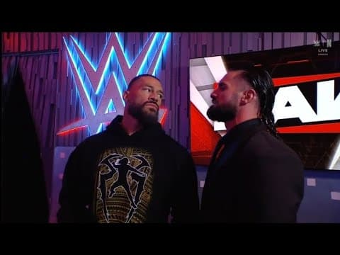 Seth Rollins confronts Roman Reigns _WWE RAW 4 APRIL 2026