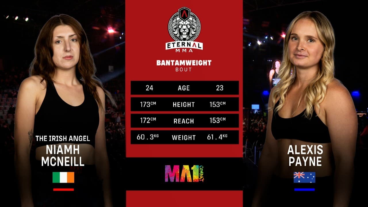 Eternal MMA 105: Niamh McNeill VS Alexis Payne | FULL FIGHT