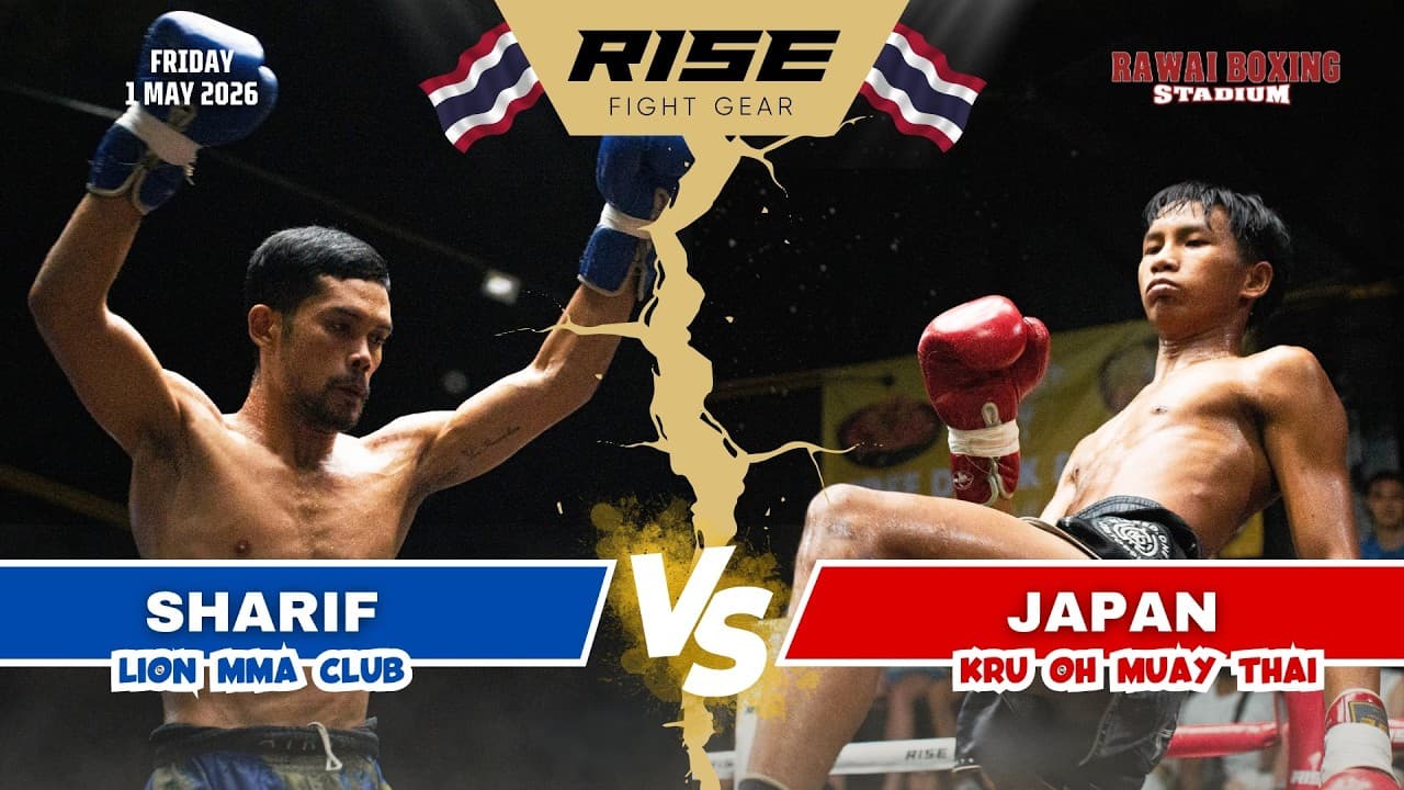 🇹🇭 Thailand vs Thailand 🇹🇭 | JAPAN (Kru Oh Muay Thai) vs SHARIF (Lions MMA Club)