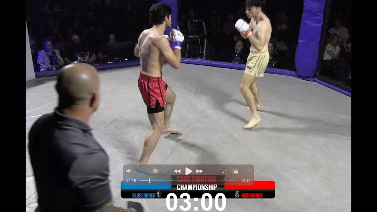 Bryce Jasinski vs Jacob Harris Full Fight Cage Fighting Championships