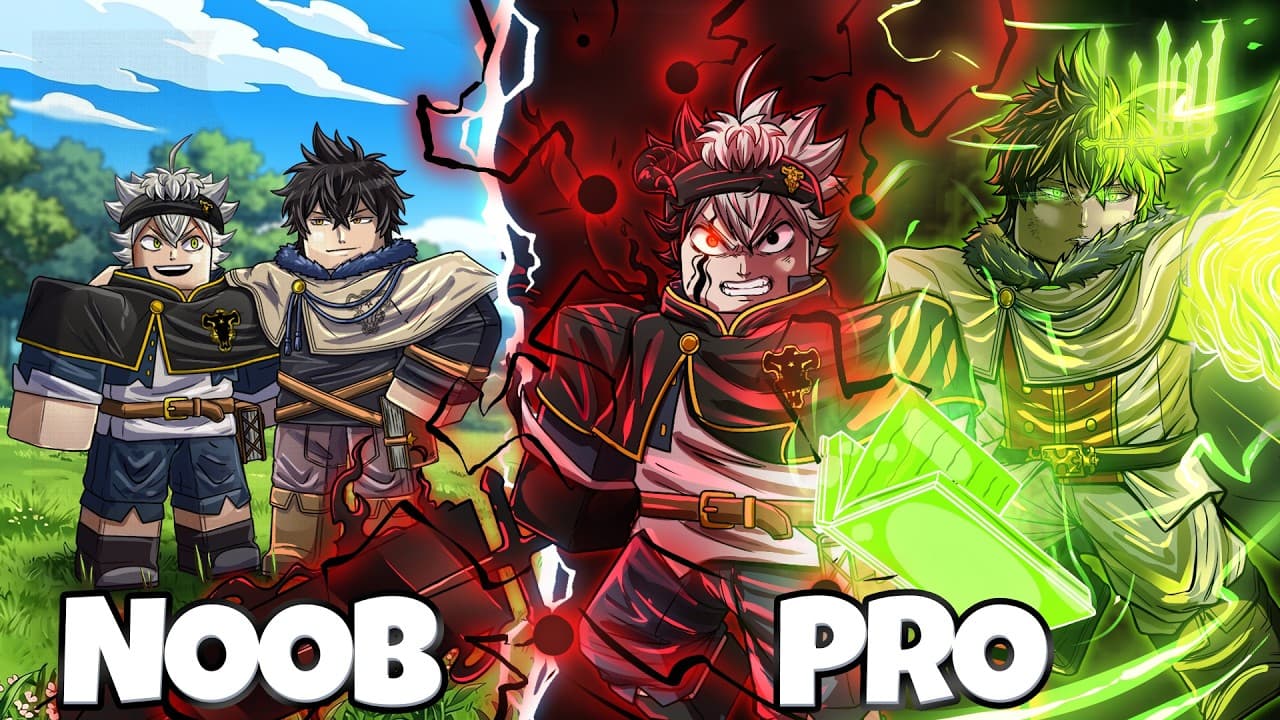 Going From Noob To Pro AS ASTA & YUNO DUO In Roblox Clover Origins (Duo Progression)