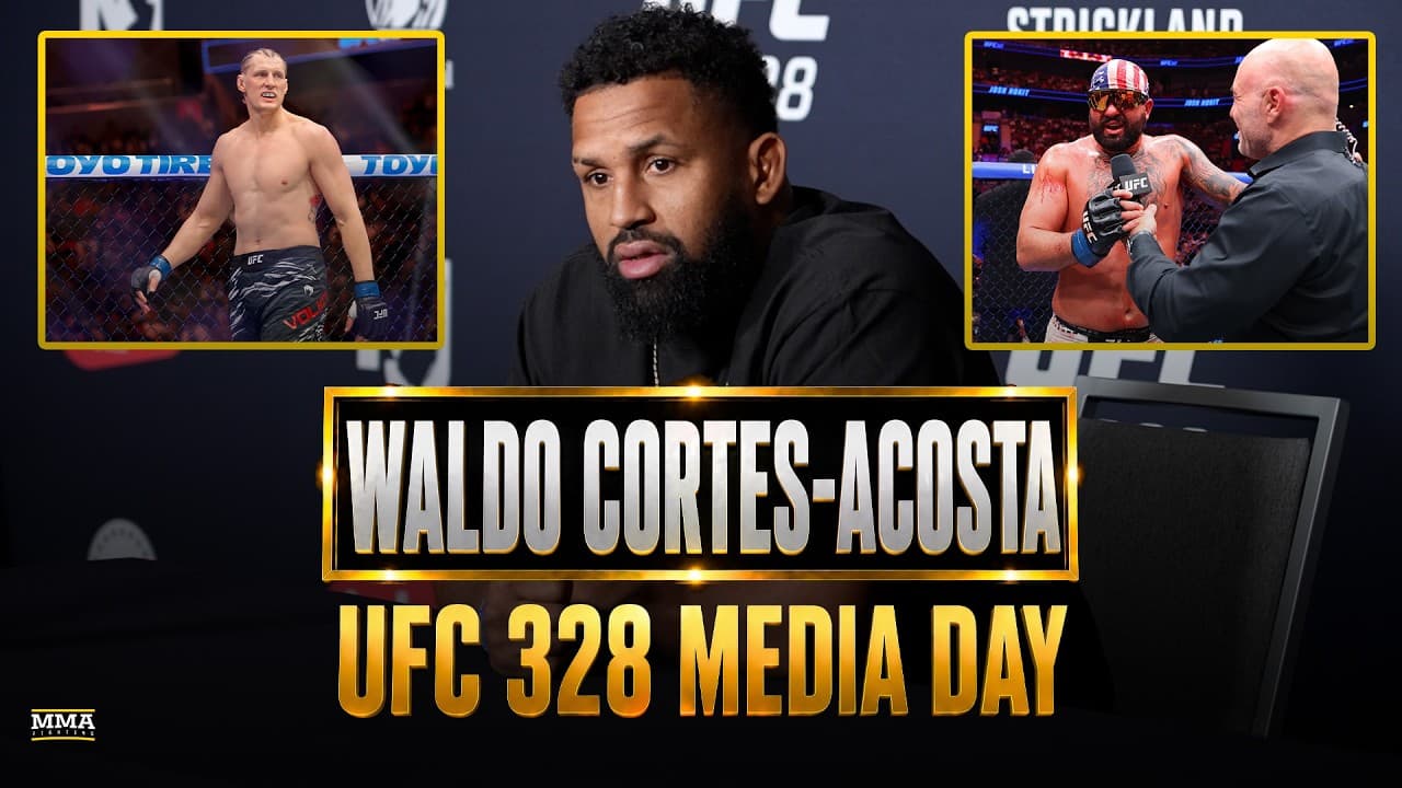Waldo Cortes-Acosta Says He CONFRONTED Josh Hokit at UFC P.I. | UFC 328 | MMA Fighting
