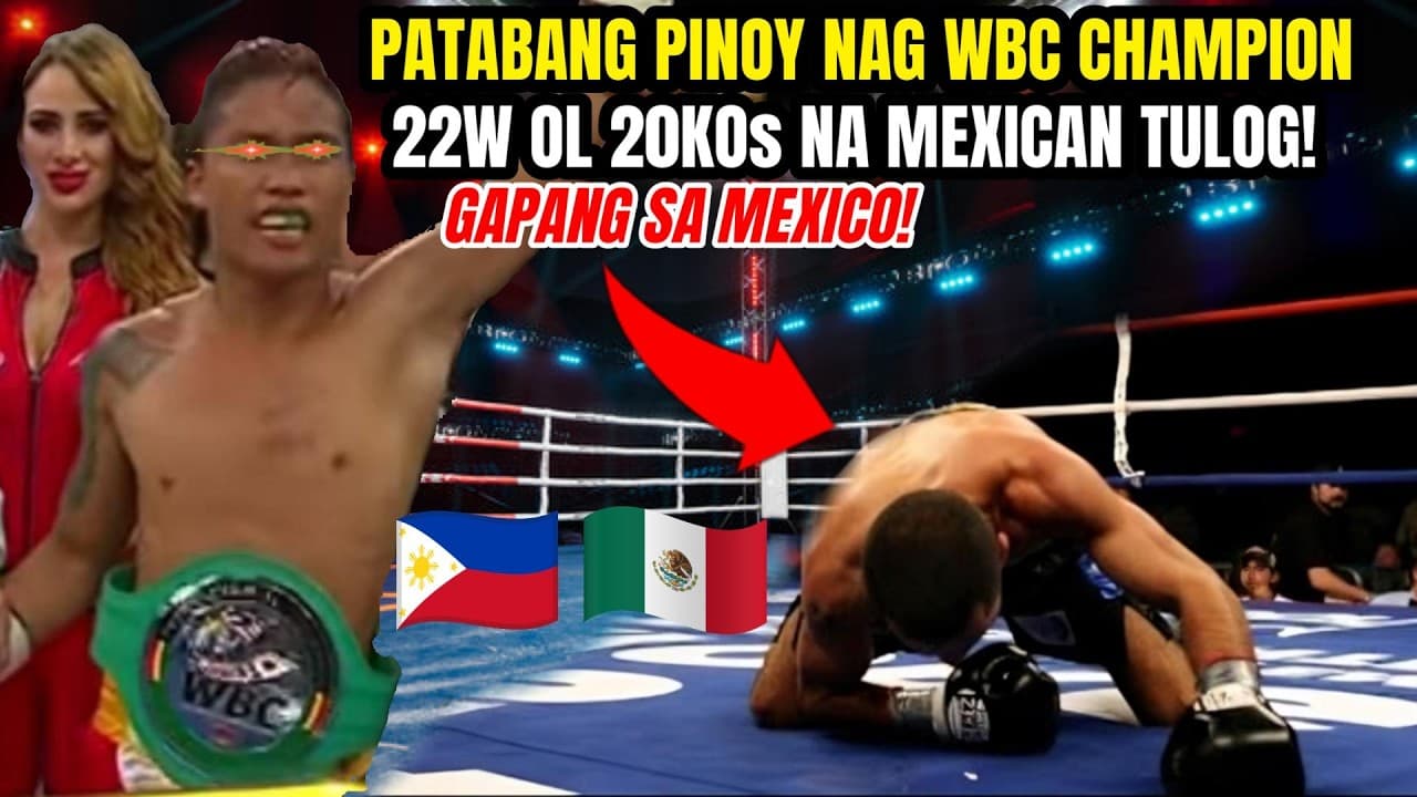 LATEST! PINOY BINASTOS NAG WBC CHAMPION | MEXICAN KO ARTIST BAGSAK SA BALWARTE!