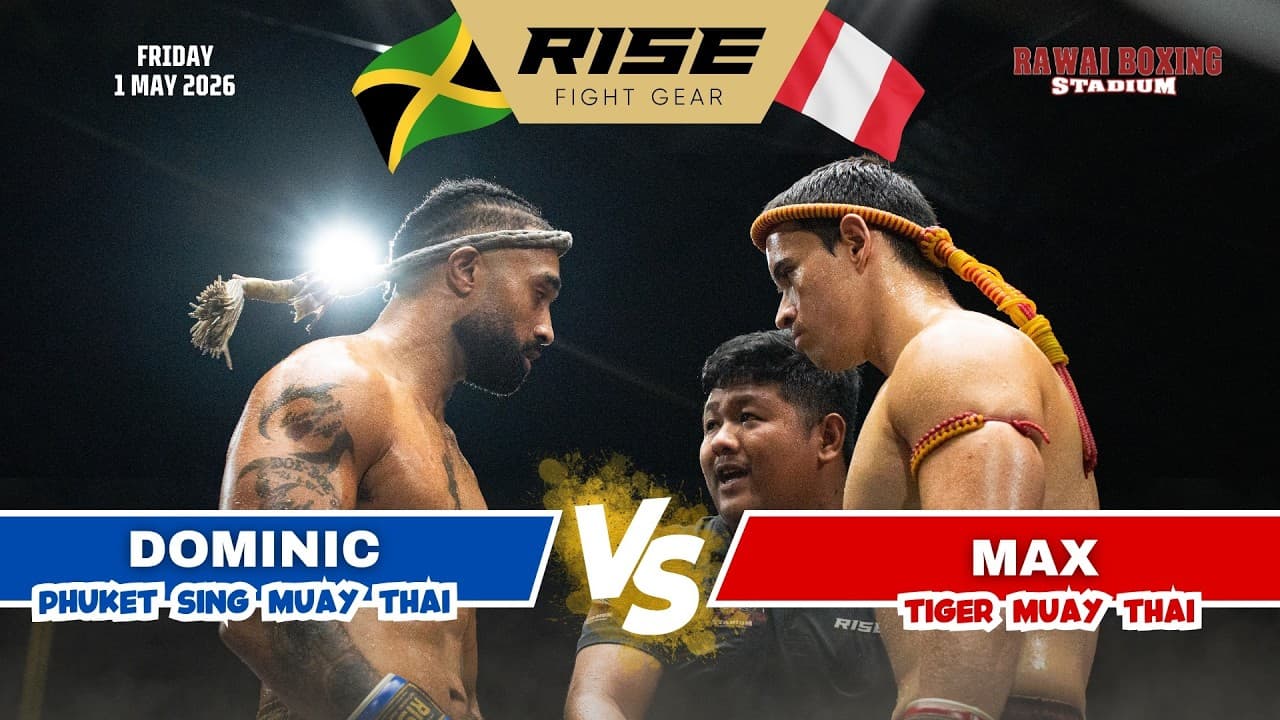 🇵🇪 Peru vs 🇯🇲 Jamaica | MAX (Tiger Muay Thai) vs DOMINIC (Phuket Singha Muay Thai)