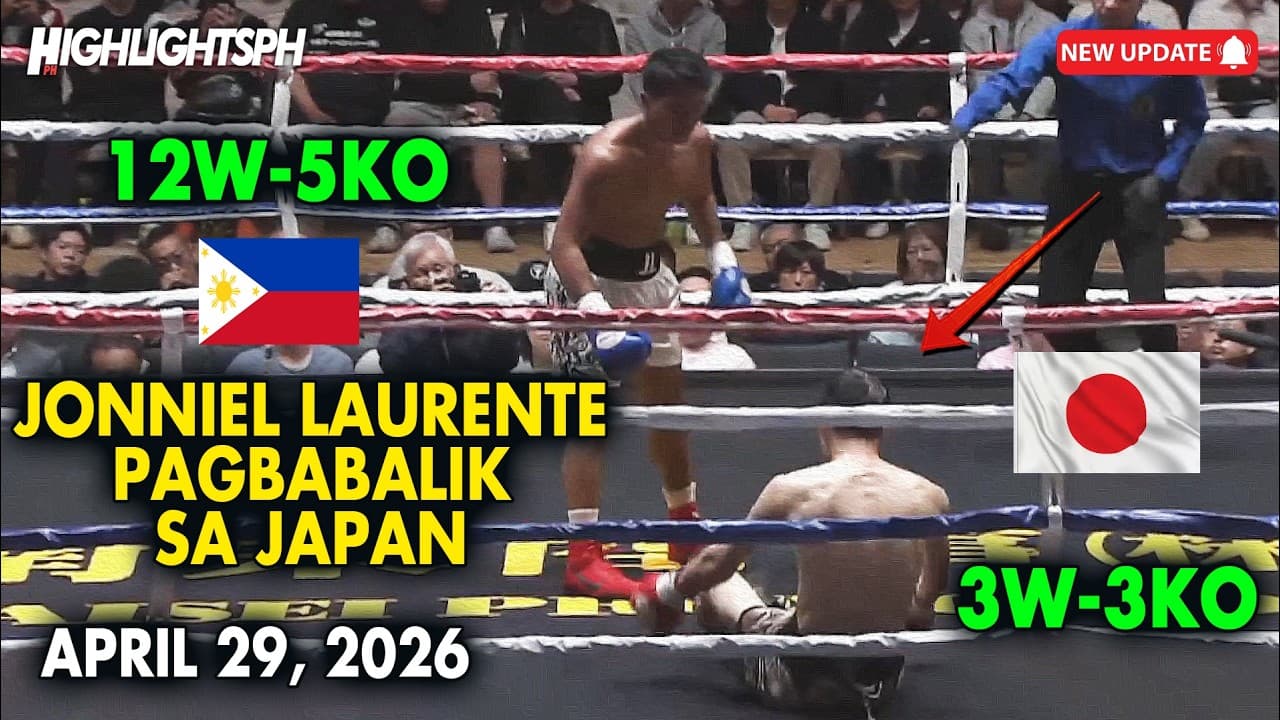 NEW FIGHT: Alyas "Gentle Assasin" muling Dumayo sa Japan! Subrang Lutong ng mga Suntok!