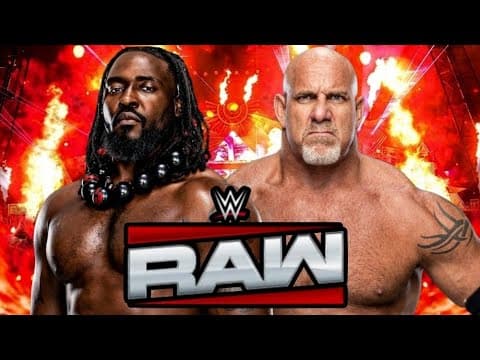 Oba Femi Vs  Goldberg WWE Raw May 7 2026 WWE2K26 Simulation - FULL MATCH
