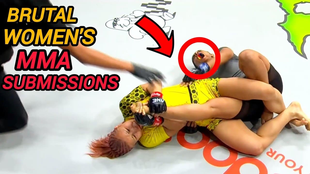 " She Had No Option But To Tap | Brutal Women's MMA Submissions  "