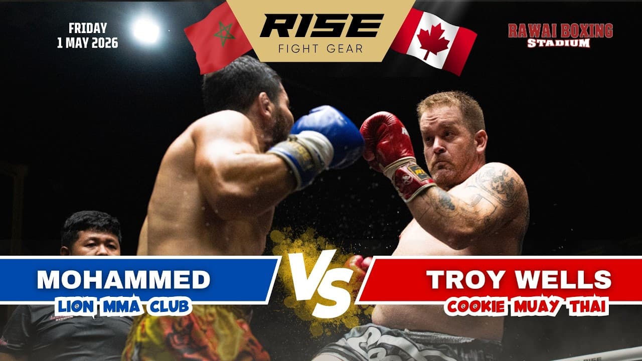 🇨🇦 Canada vs 🇲🇦 Morocco | TROY WELLS (Cookie Muay Thai) vs MOHAMMED (Lions MMA Club)