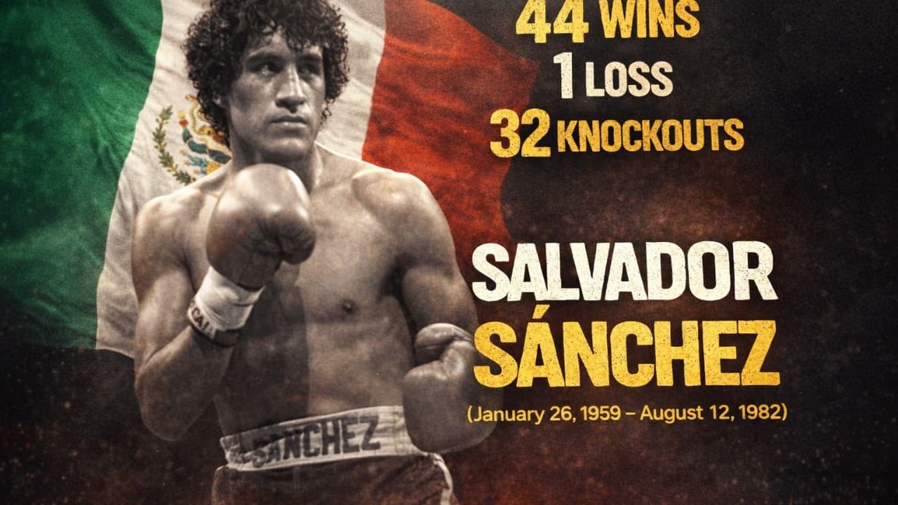 Salvador Sánchez (Mexico): The Greatest "What If" in Boxing History.