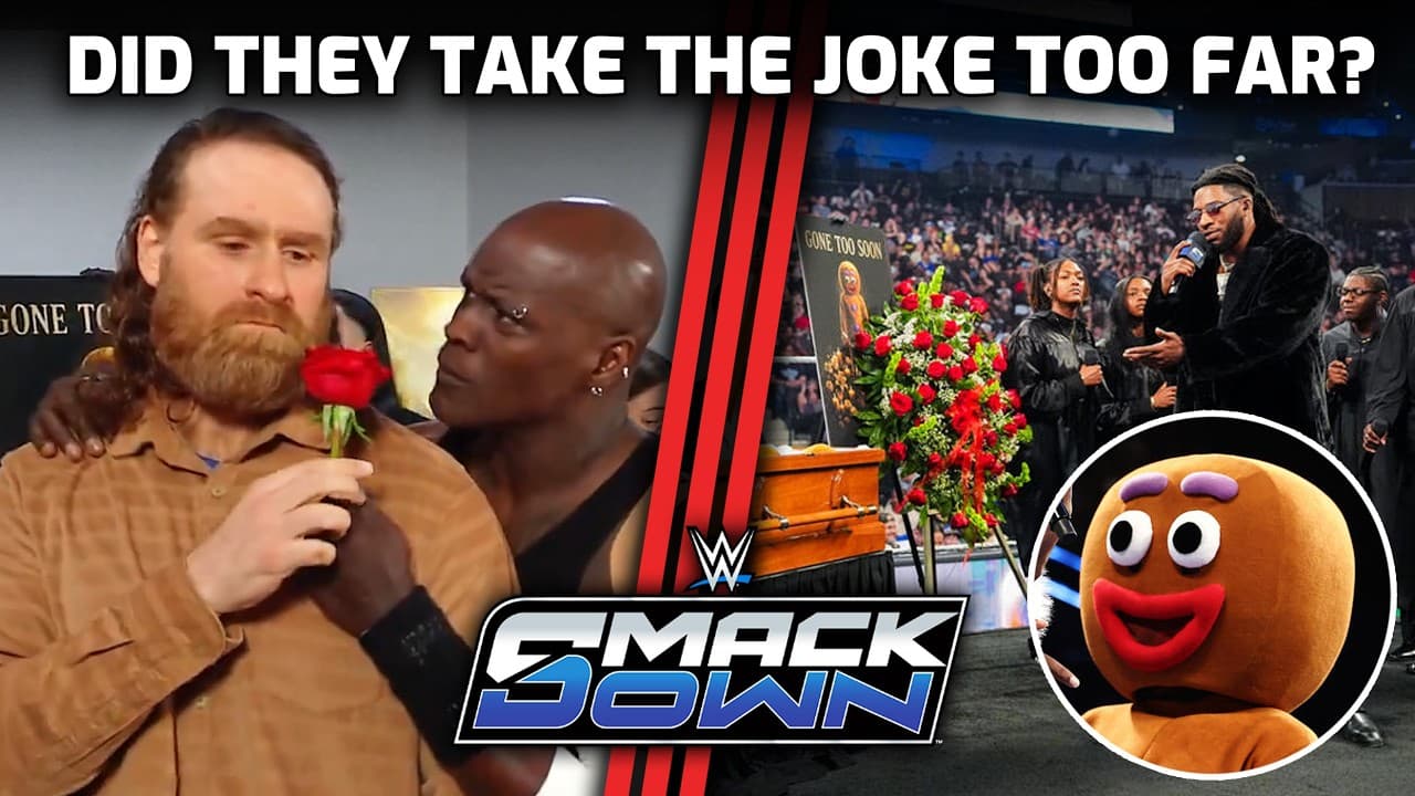 Our Mixed Feelings About Smackdown's Gingerbread Man Funeral