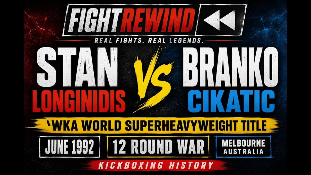 Stan Longinidis Vs Branko Cikatic 🔥